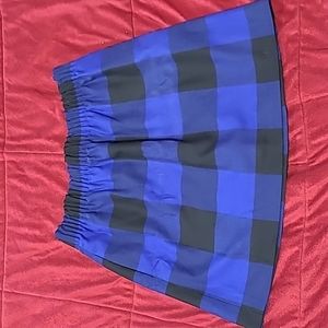 [NWT] J. CREW Women's Blue Plaid Pencil Skirt Size 8